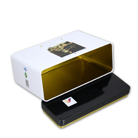 metal tin can package for tea